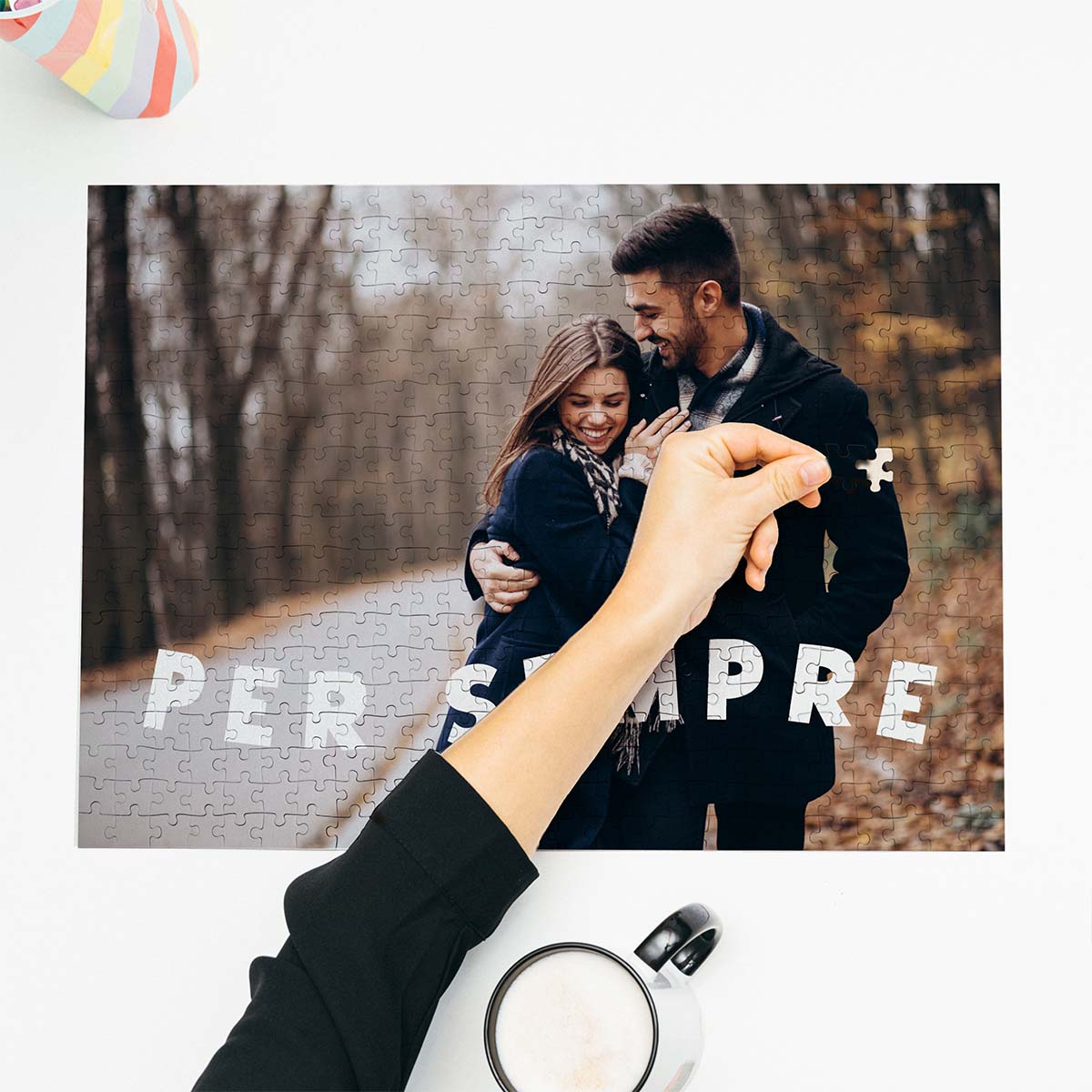 Image of Puzzle con Foto Personalizzato con Testo