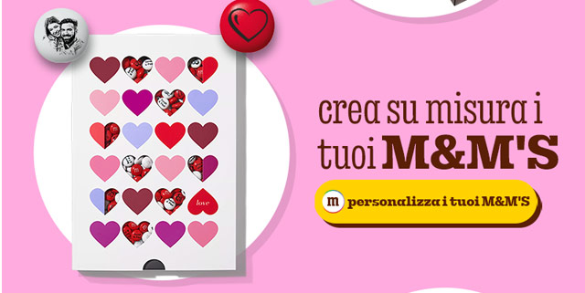 PERSONALIZZA I TUOI M&M'S