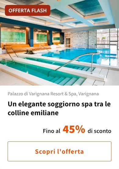 Un elegante soggiorno spa tra le colline emiliane