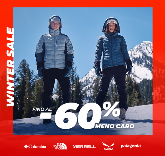 Saldi invernali fino al -60%!