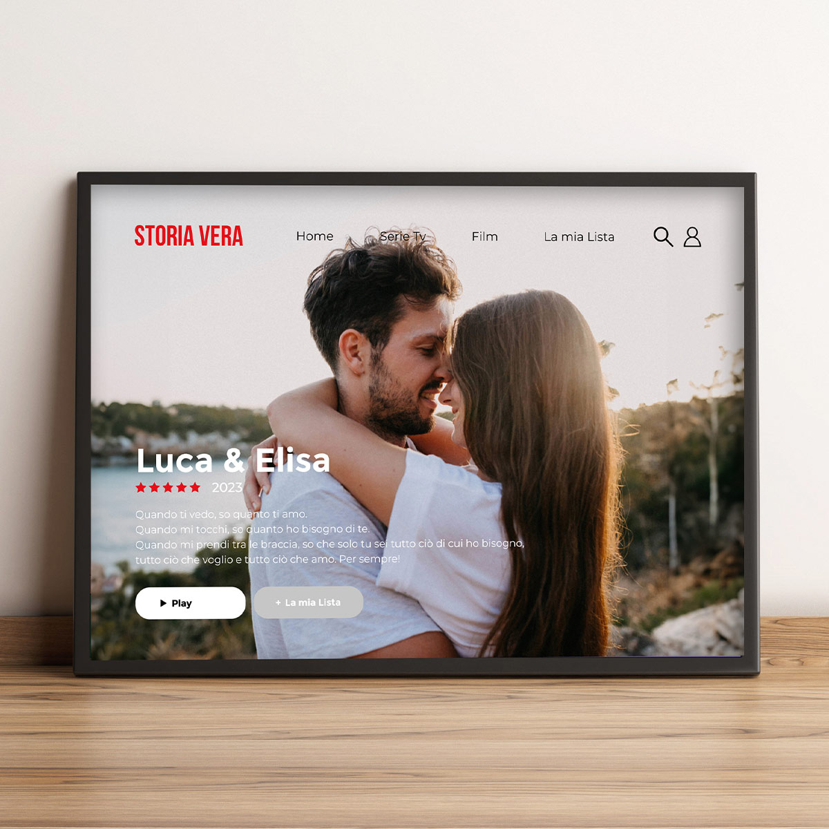 Image of Poster Personalizzato in Stile Netflix