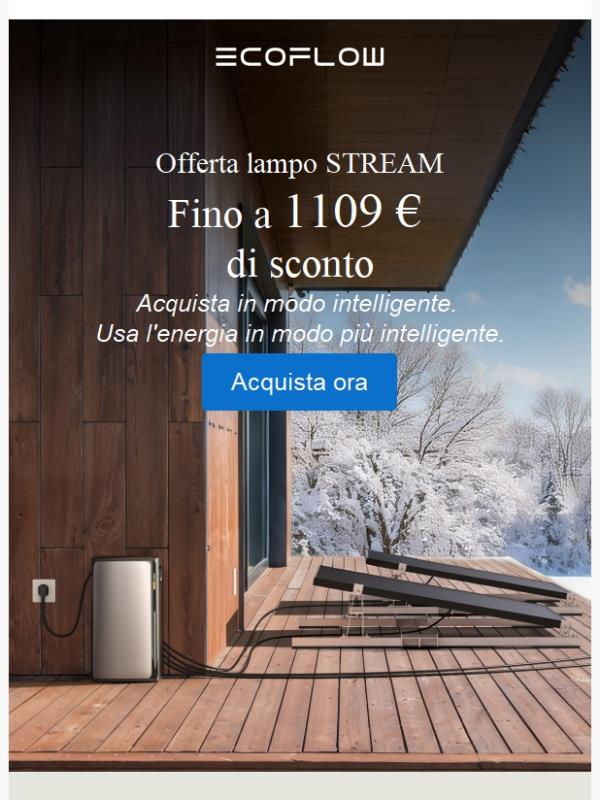 Risparmia in modo più intelligente con la serie EcoFlow STREAM