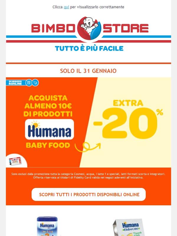 😋🍼🍪 Humana day, solo il 31.01!