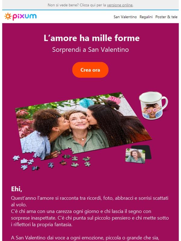 🎁 San Valentino: idee regalo originali da creare con Pixum!