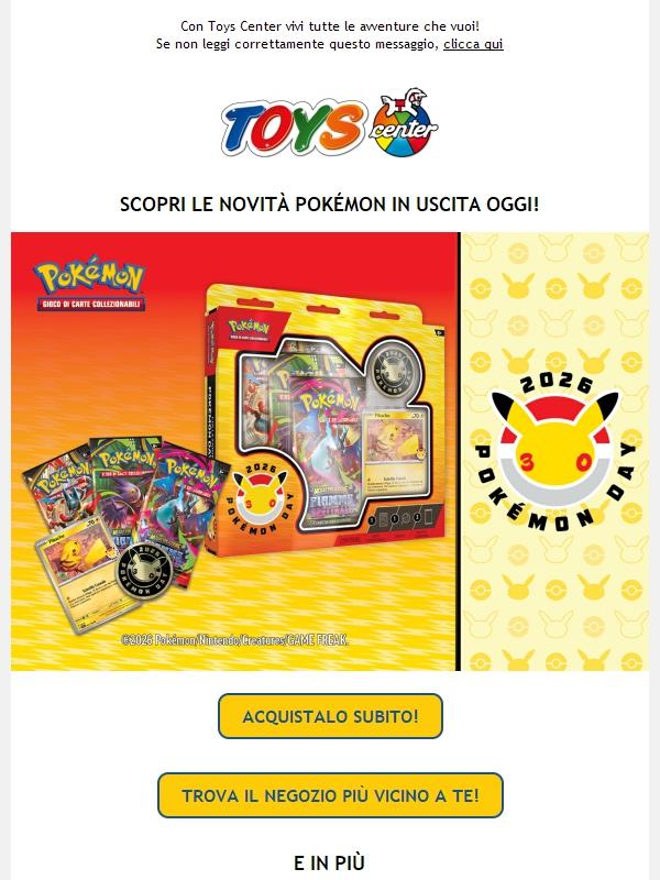 🆕🃏 Scopri le novità Pokémon in uscita oggi!