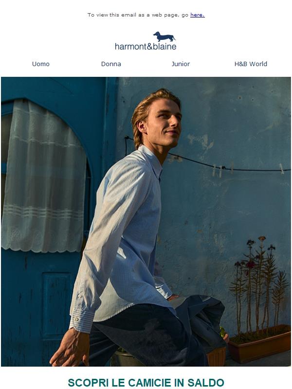 Saldi: Camicie Uomo tutte al -40%