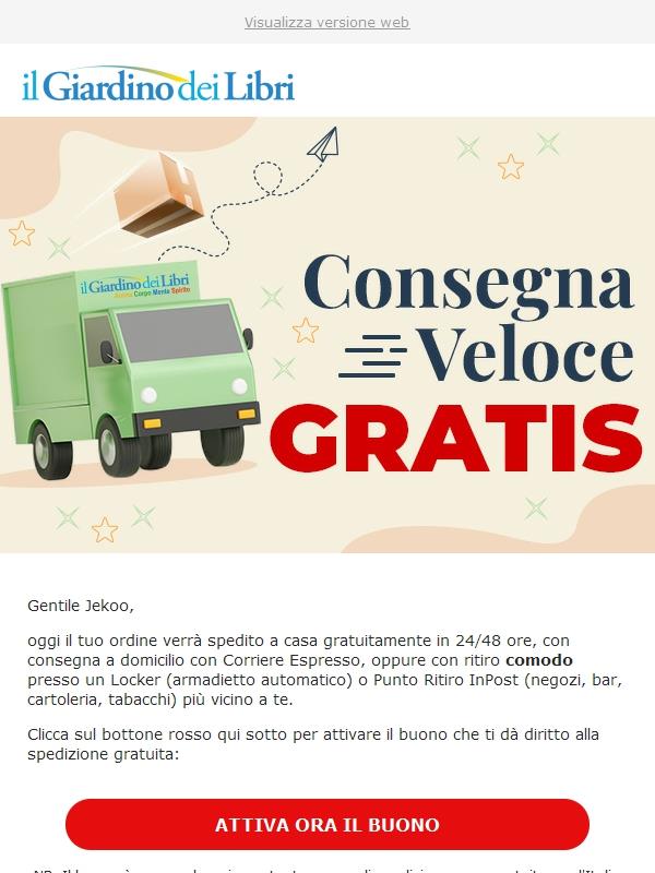 (OGGI) Spedizione GRATUITA con qualsiasi ordine 😍