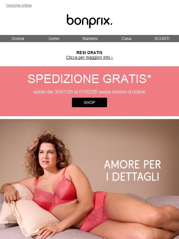 Risparmia le spese di spedizione