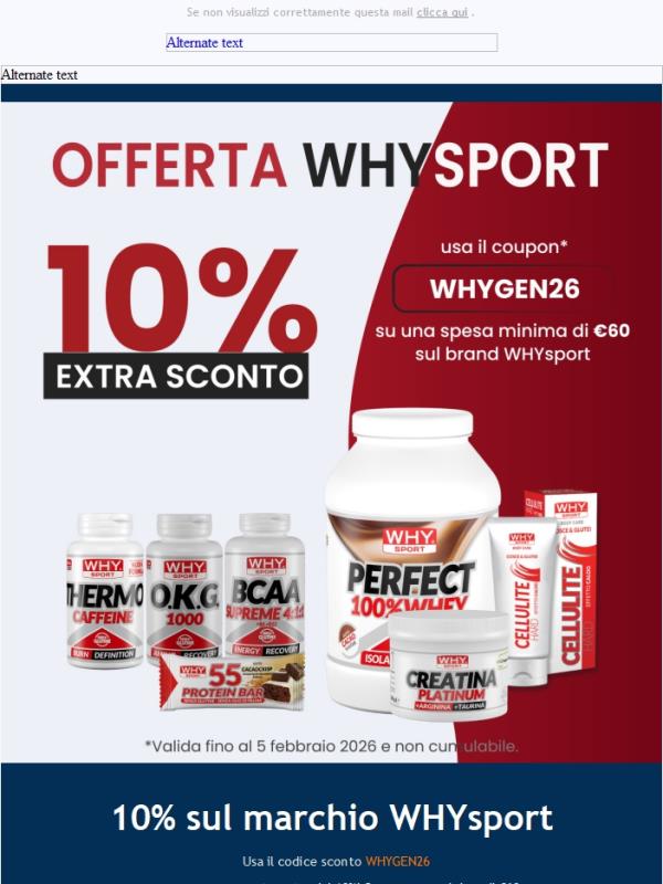 ✨10% EXTRA su tutto il brand WHYsport🤩