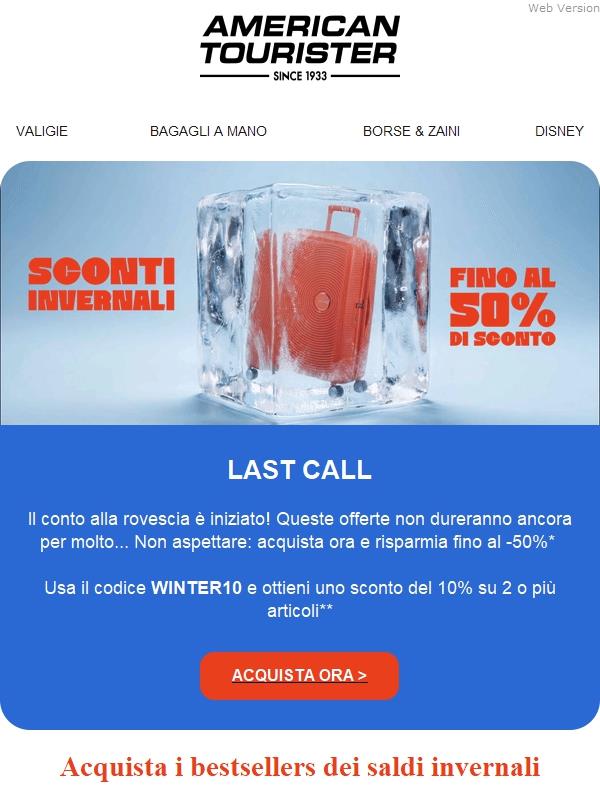 La tua ultima occasione per risparmiare