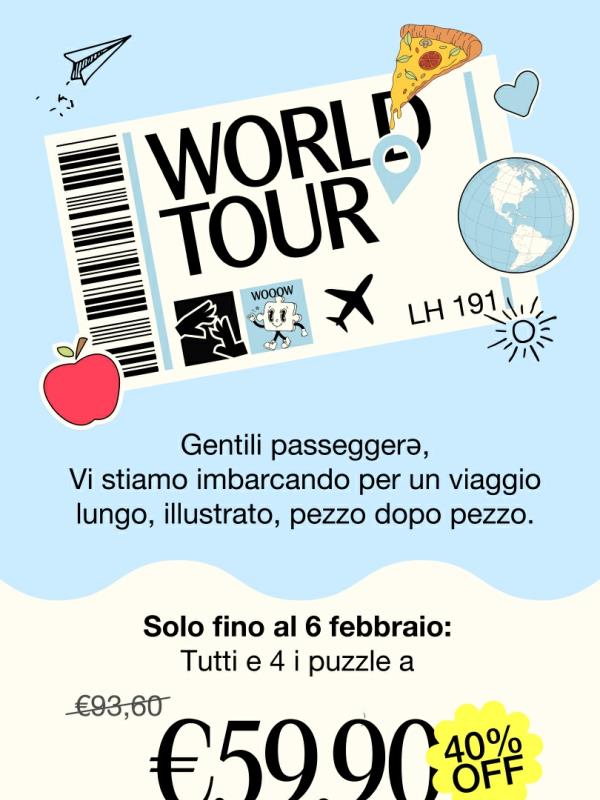 Il World Tour è appena iniziato! 🌍