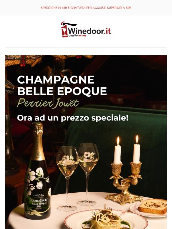 🍾Champagne Belle Epoque ad UN PREZZO SPECIALE!