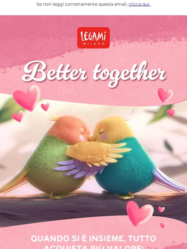 Tutto è più bello… insieme! 💖