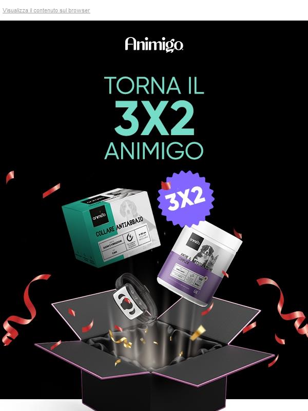 Torna il 3x2 Animigo 🐶
