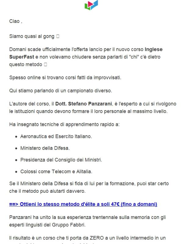 L'uomo che sussurrava... ai Generali (SCADE DOMANI)