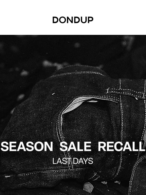 Season Sale | Last Days