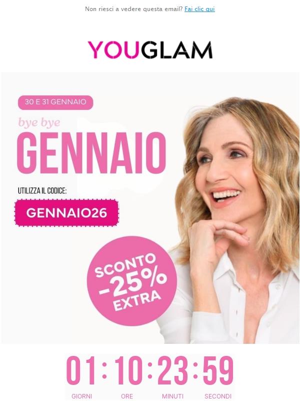 Extra 25% solo per 48h ⏰