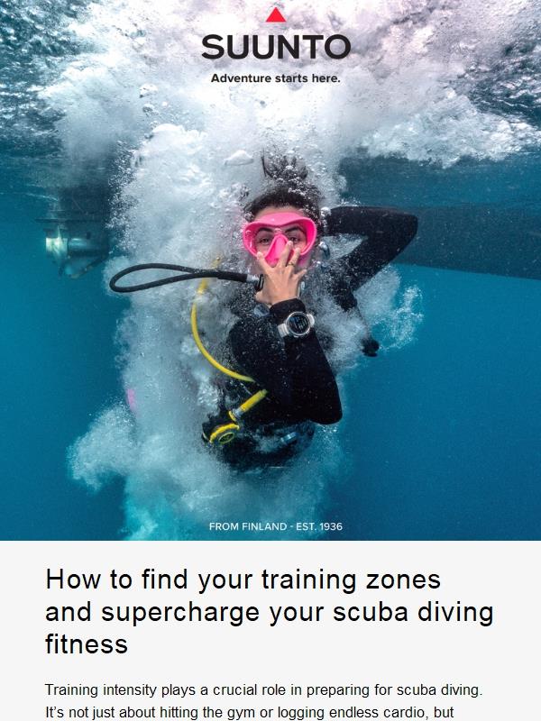 Train smarter for your next dive