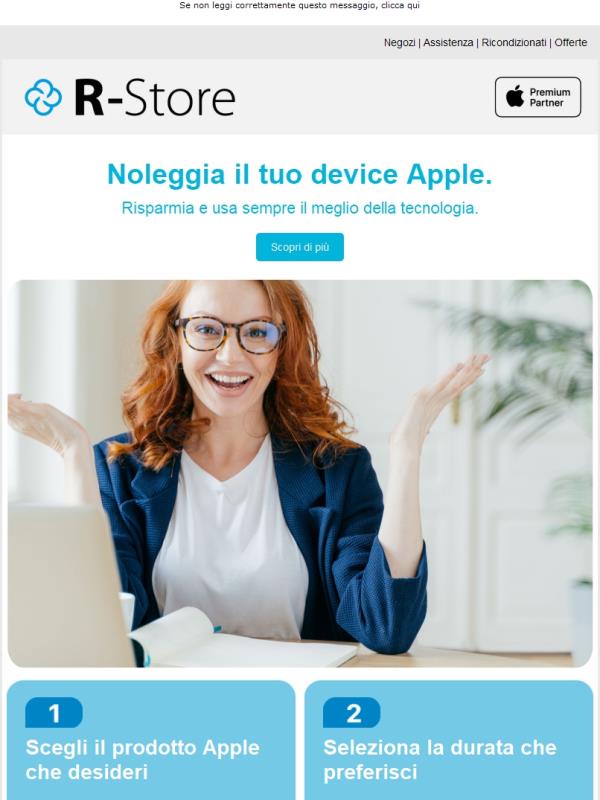 Noleggia il tuo device: risparmia e usa sempre il meglio della tecnologia.
