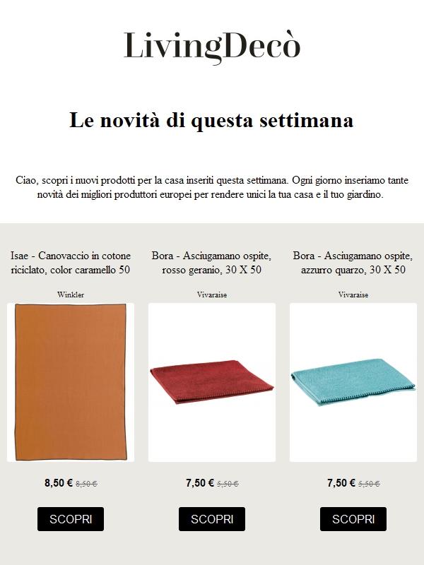 Scopri le novità di questa settimana