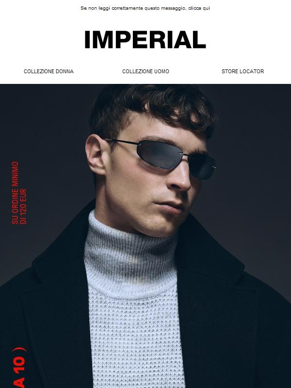 SALDI Imperial — Extra 10% sui tuoi acquisti