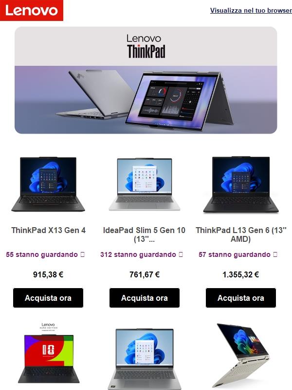 Nuove scelte personalizzate solo per te!