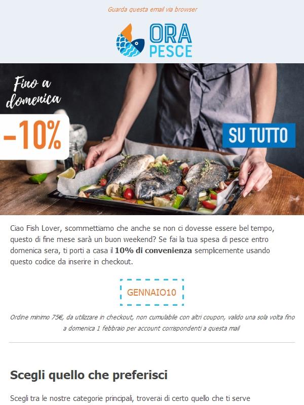 Ciao Fish Lover: vuoi chiudere gennaio in bellezza 😀