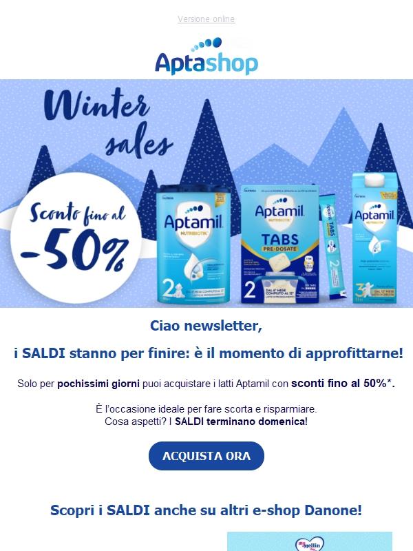 ⏰ Ultimi giorni di Saldi: fino al -50%!
