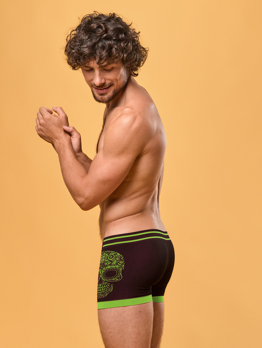 Image of BOXER UOMO CINCO DE MAYO GIALLO FLUO'