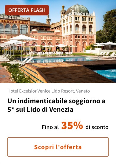 Un indimenticabile soggiorno a 5* sul Lido di Venezia
