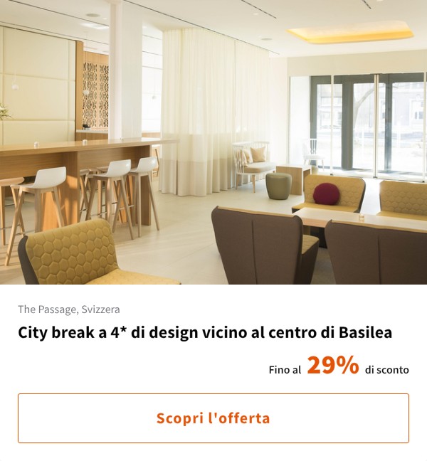 City break a 4* di design vicino al centro di Basilea