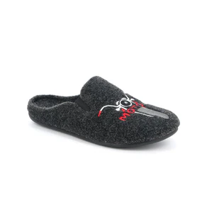 Pantofole Uomo Feltro Antracite