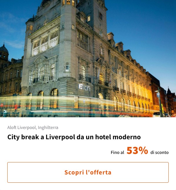 City break a Liverpool da un hotel moderno