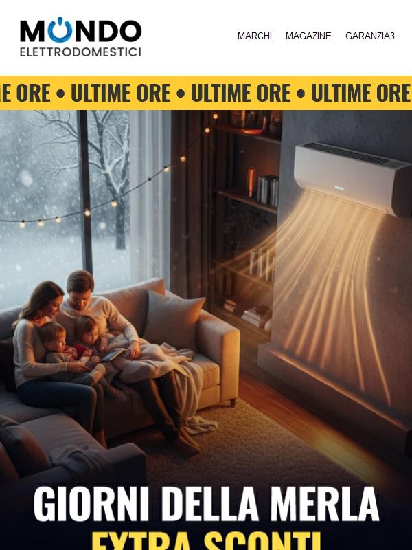 [ULTIME ORE ⏰] Sconti fino al -50% 🐦‍⬛