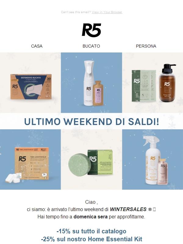 Ultimo weekend di WINTERSALES! 🚨