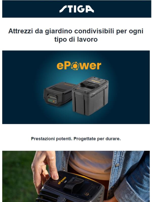 Una batteria, tanti strumenti. Energia condivisa.