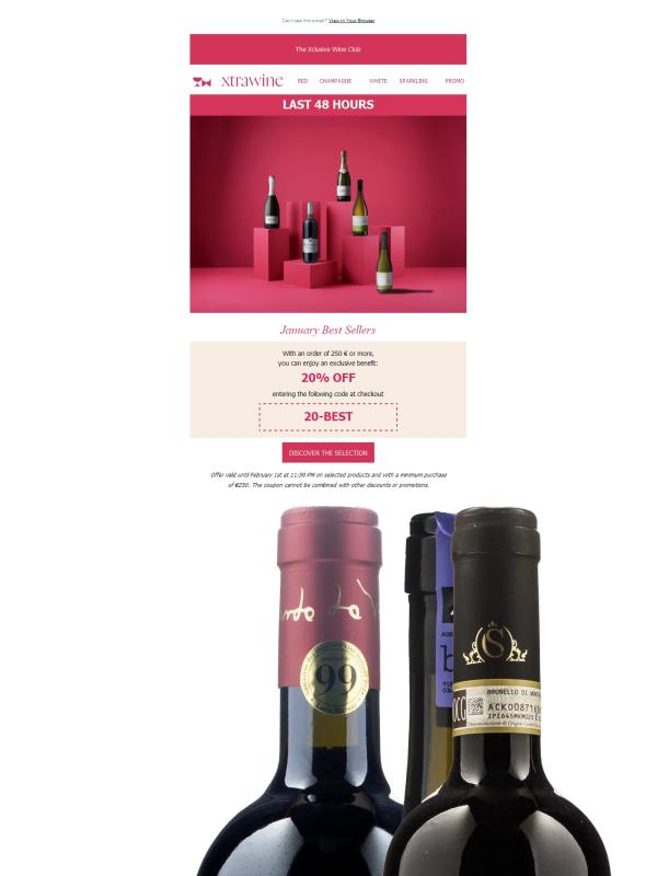 LAST 48 HOURS: Exclusive 20% Off Best Sellers