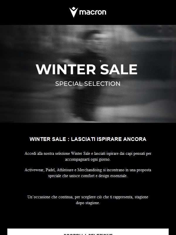 ❄️ Winter Sale: lasciati ispirare ancora