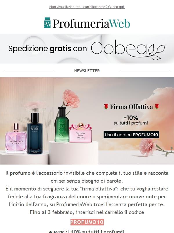 🌹C'è ancora il -10% su tutti i profumi!