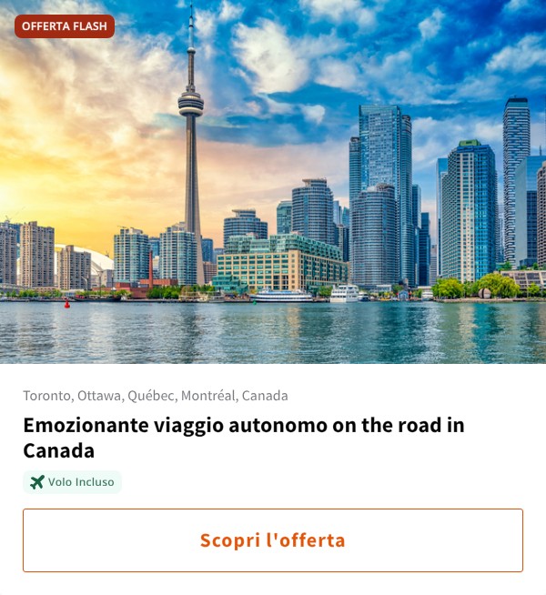 Emozionante viaggio autonomo on the road in Canada