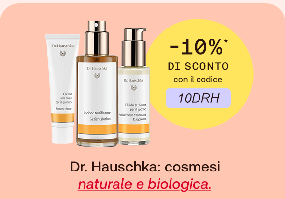 Prodotti Dr. Hauschka: crema alla rosa, lozione tonificante e fluido attivante con sconto del 10% utilizzando il codice 10DRH. Cosmesi naturale e biologica. Prodotti Dr. Hauschka: crema alla rosa, lozione tonificante e fluido attivante con sconto del 10% utilizzando il codice 10DRH. Cosmesi naturale e biologica.
