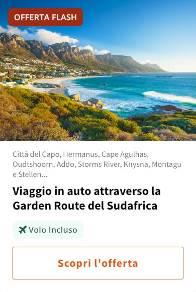 Viaggio in auto attraverso la Garden Route del Sudafrica