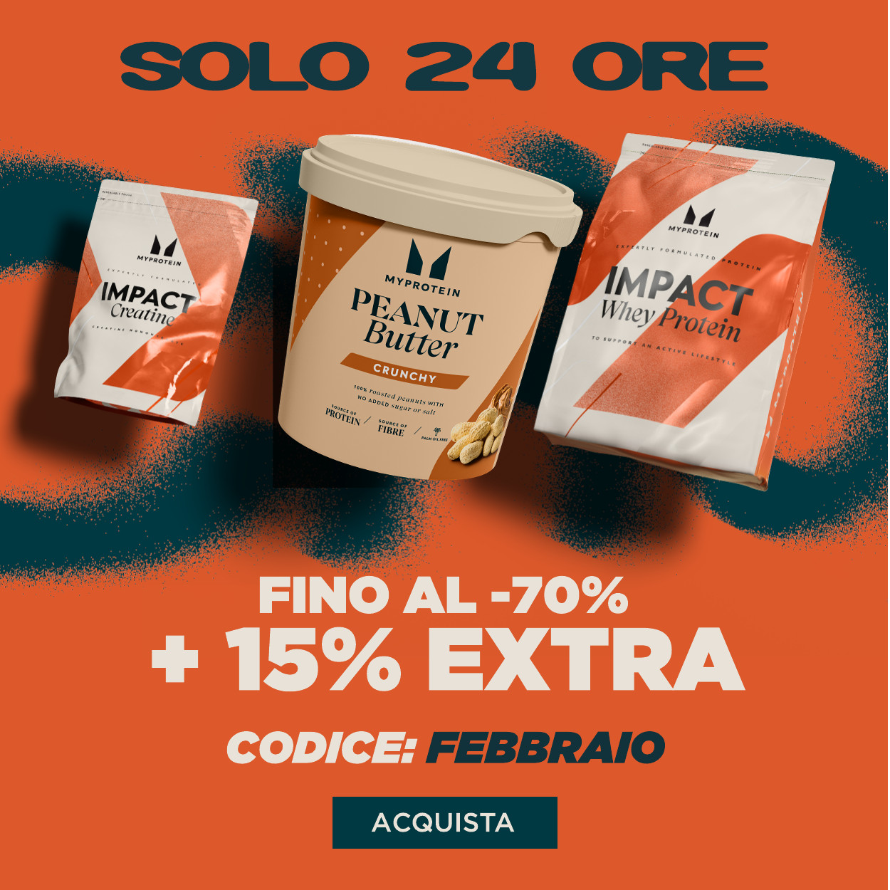 15% EXTRA con codice febbraio