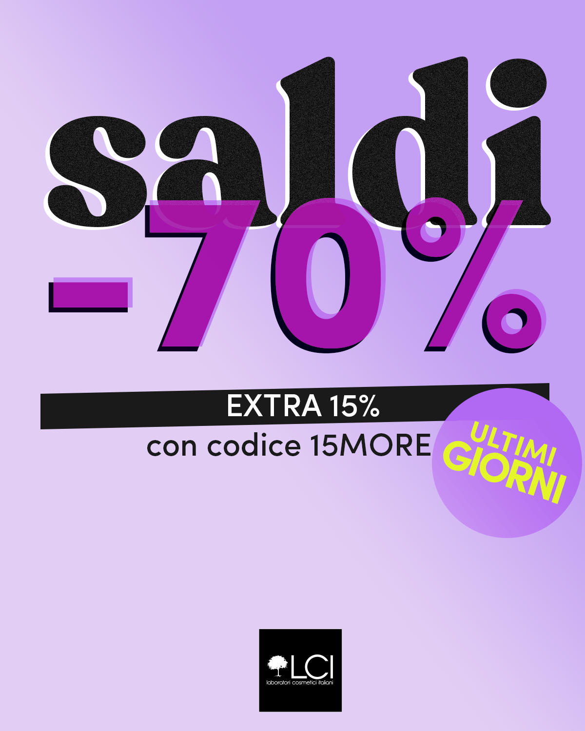 Extra 15% codice 15MORE