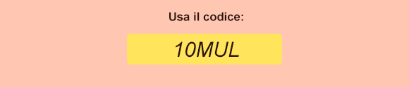 Codice promozionale: 10MUL Codice promozionale: 10MUL