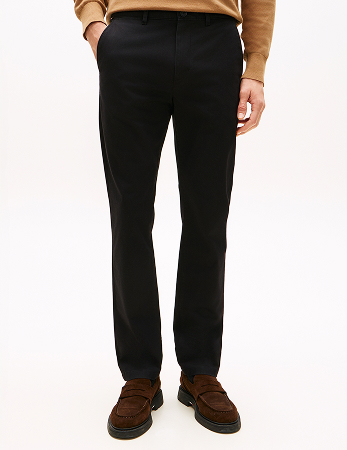 Pantaloni chino Denton dritti in twill