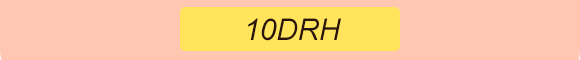 Codice promozionale "10DRH" in corsivo centrato su sfondo giallo con bordi arrotondati, inserito in una sezione a sfondo pesca. Codice promozionale "10DRH" in corsivo centrato su sfondo giallo con bordi arrotondati, inserito in una sezione a sfondo pesca.
