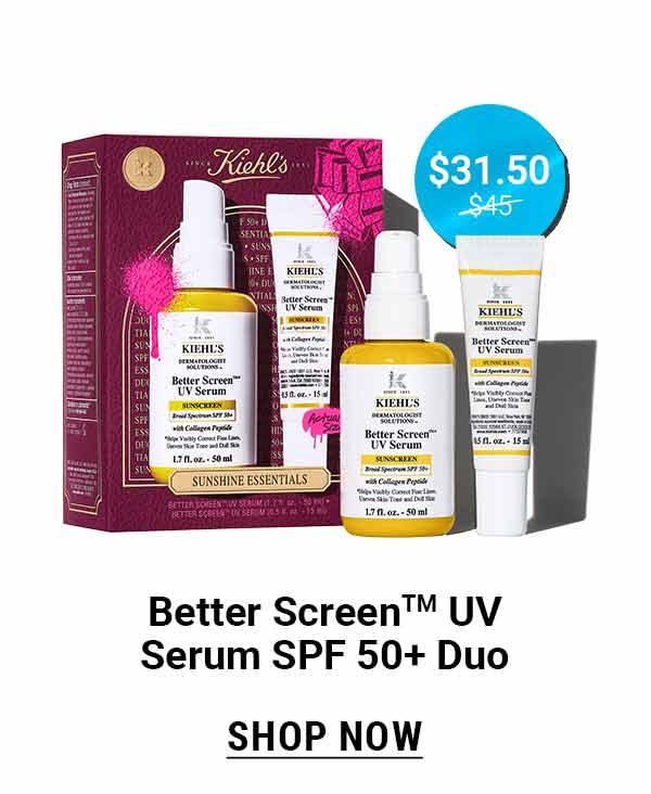 Better Screen UV Serum SPF 50+ Duo