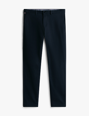 Pantaloni chino Harlem affusolati in twill