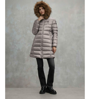 piumino-lungo-grigio-kristin-con-pelliccia